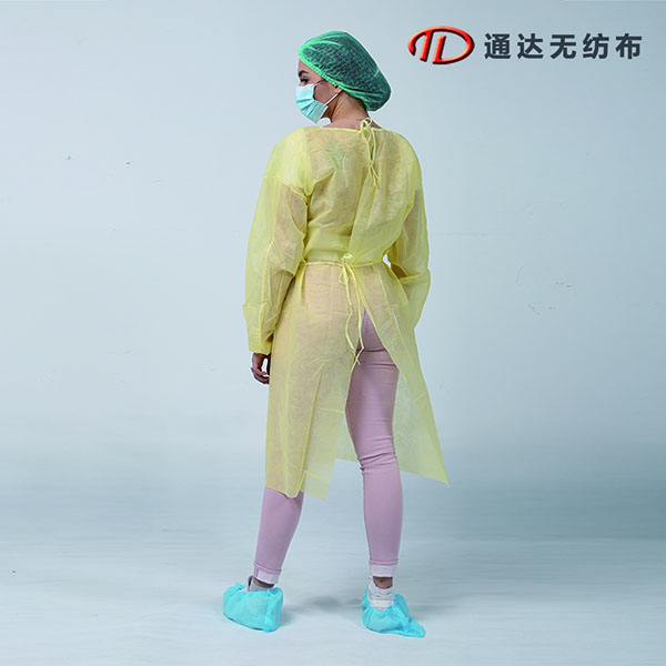PP无纺布橡筋袖口多色隔离衣 – Type IIR口罩-医用口罩-冷感口罩-防护服-隔离衣厂家-仙桃市通达无纺布制品有限公司