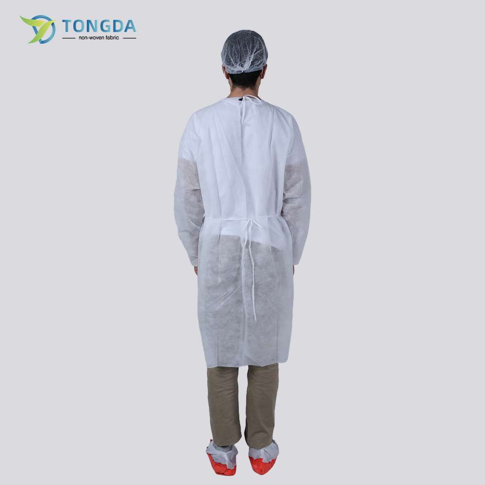 一次性长袖橡筋袖口隔离衣